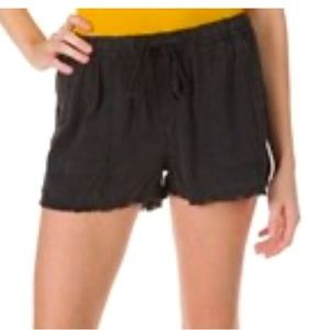 Cloth and stone frayed shorts